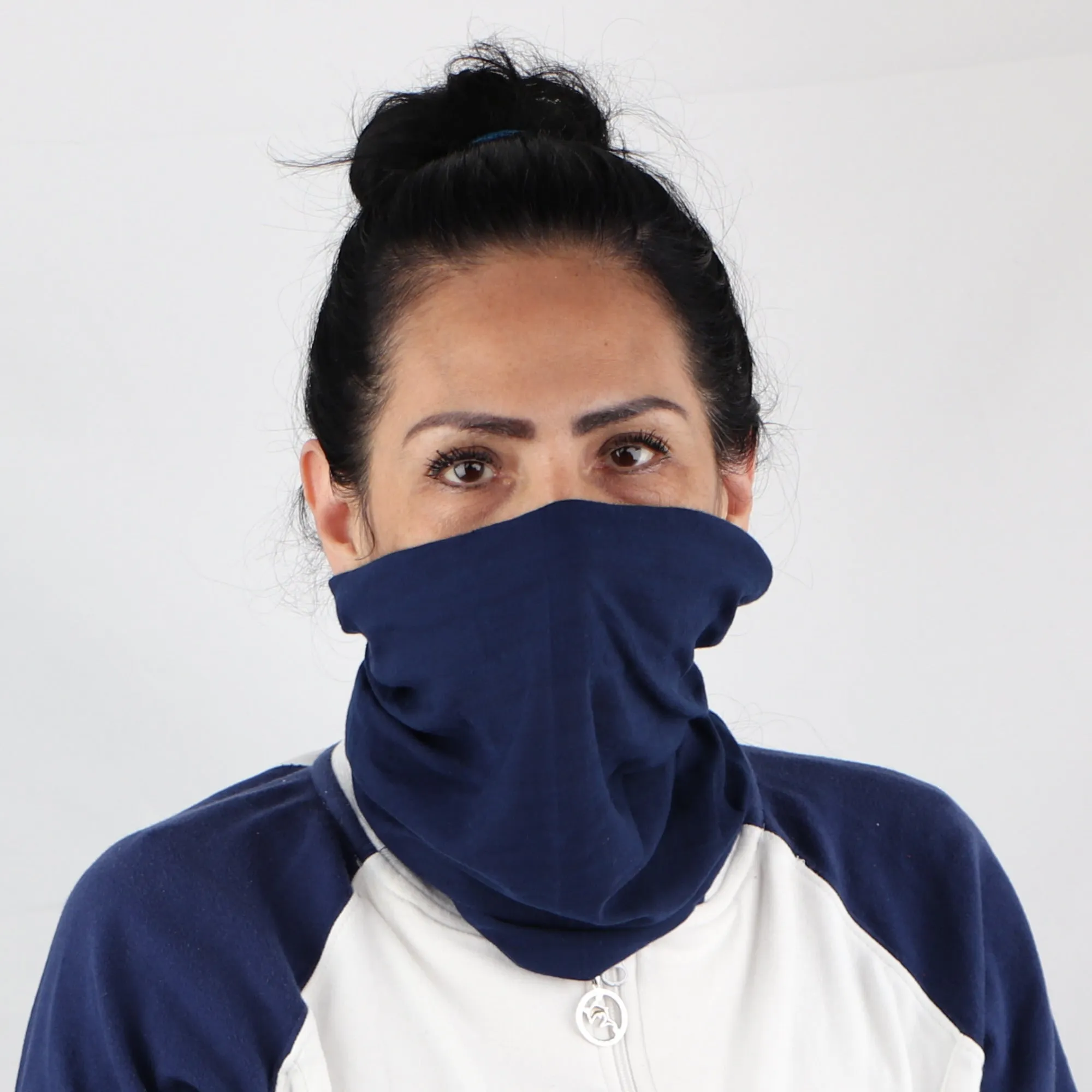 Solid Seamless Tube Bandana Neck Gaiter