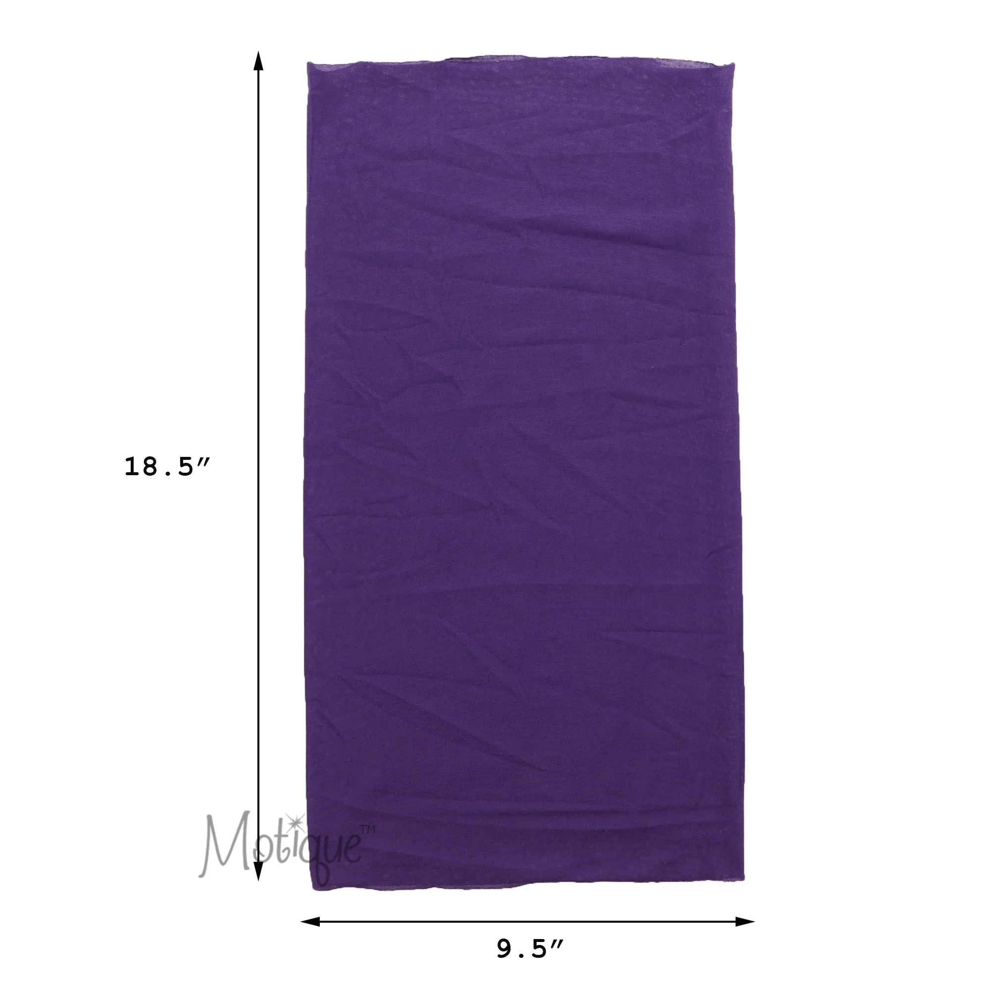 Solid Seamless Tube Bandana Neck Gaiter