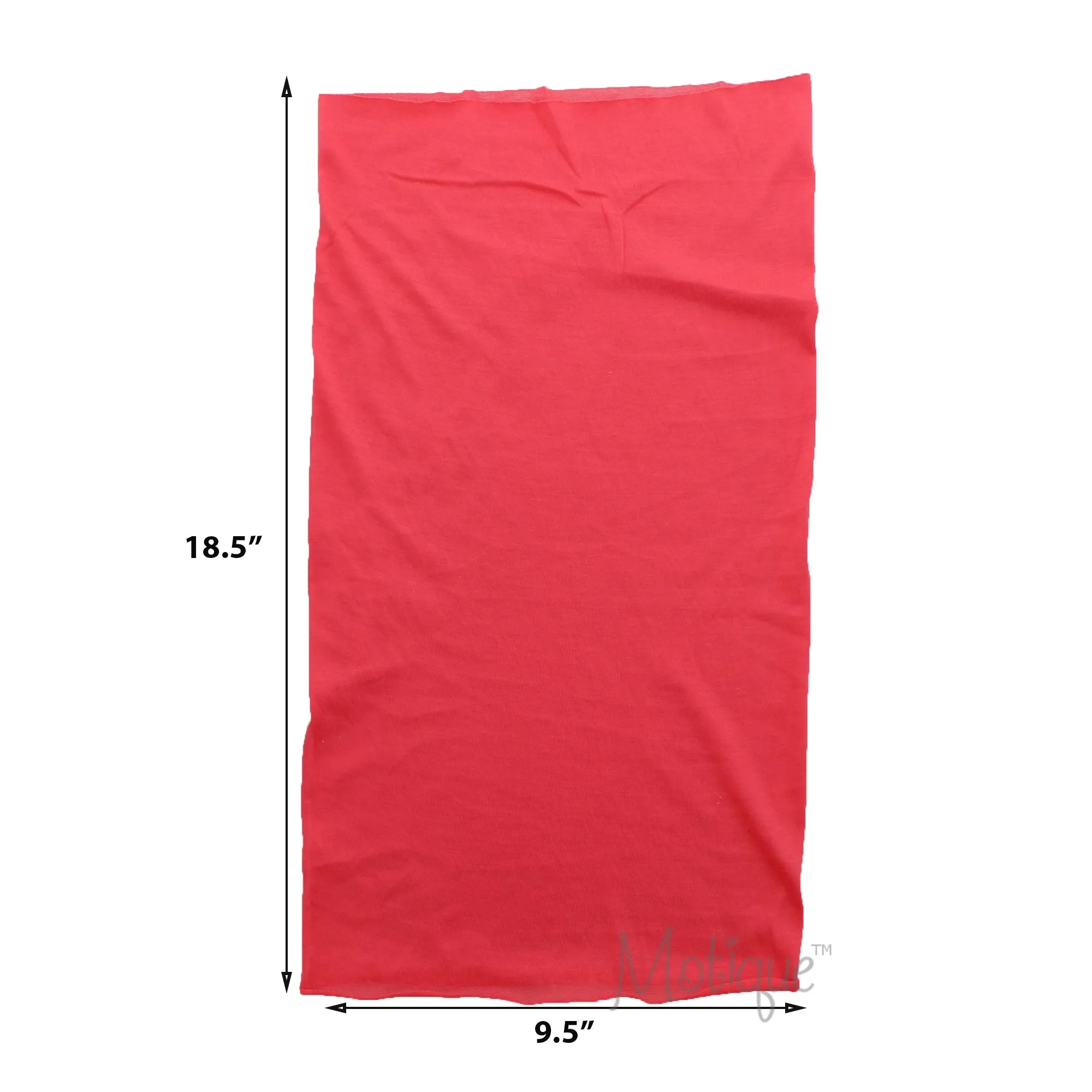 Solid Seamless Tube Bandana Neck Gaiter