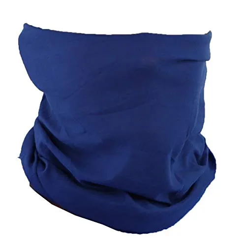 Solid Seamless Tube Bandana Neck Gaiter