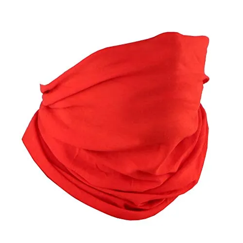 Solid Seamless Tube Bandana Neck Gaiter