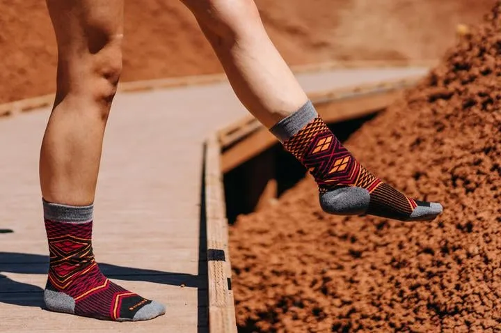 Solmate Crew Performance Wool Socks - Mango