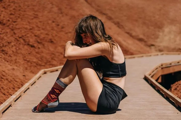 Solmate Crew Performance Wool Socks - Mango