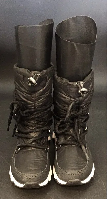 Sorel Women's Kinetic NL3101-010 Black Ankle Snow Boots - Size 6.5