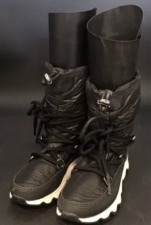 Sorel Women's Kinetic NL3101-010 Black Ankle Snow Boots - Size 6.5