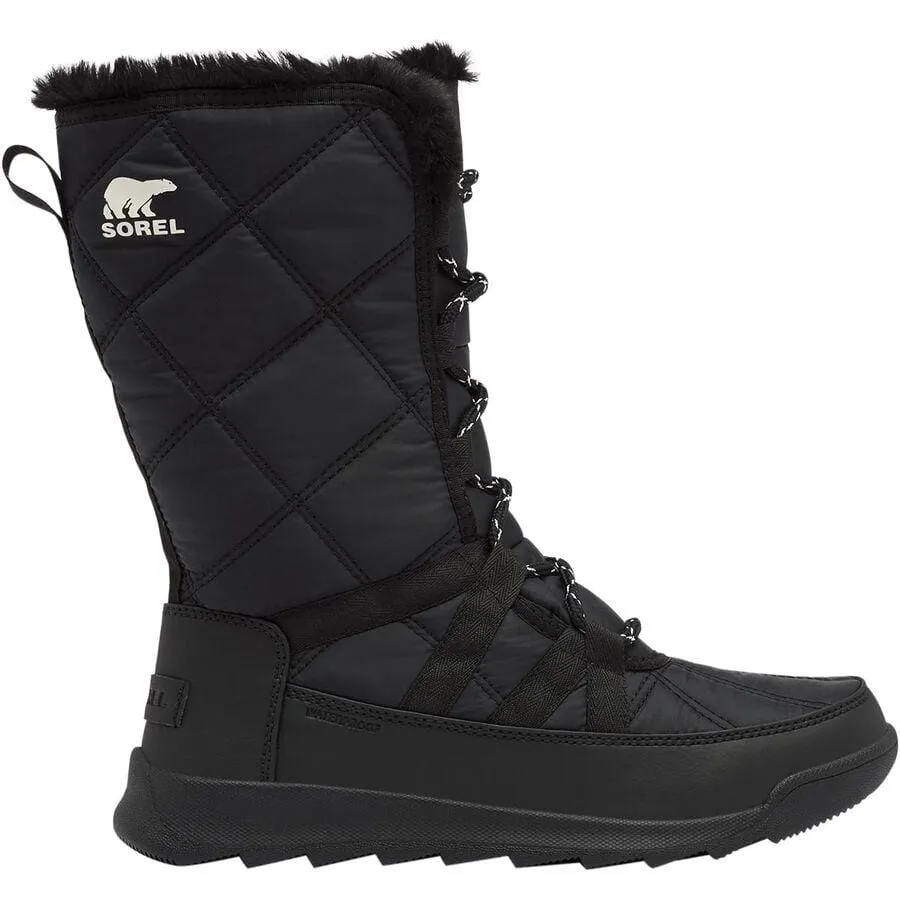 Sorel Women's Whitney II Tall Lace Waterproof Boots- Black