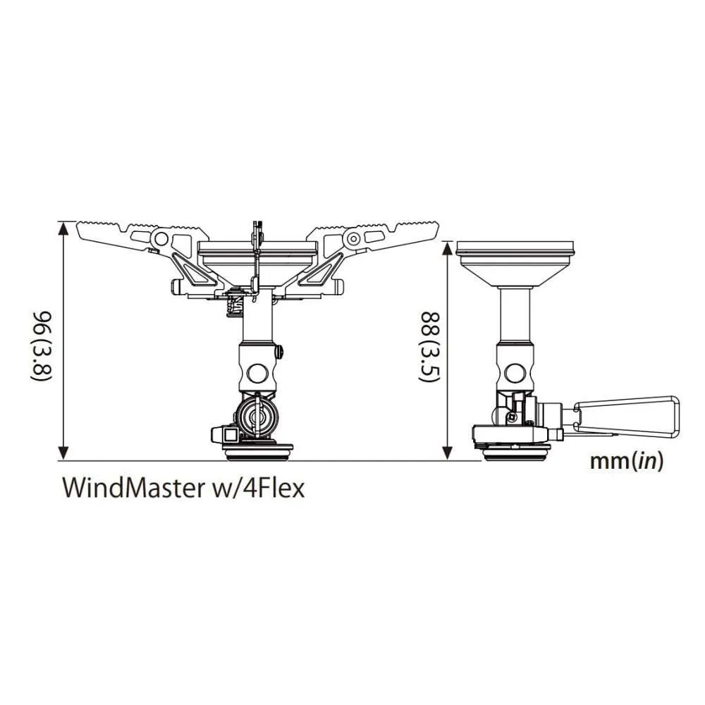 SOTO Windmaster Stove with Micro Regulator & 4Flex