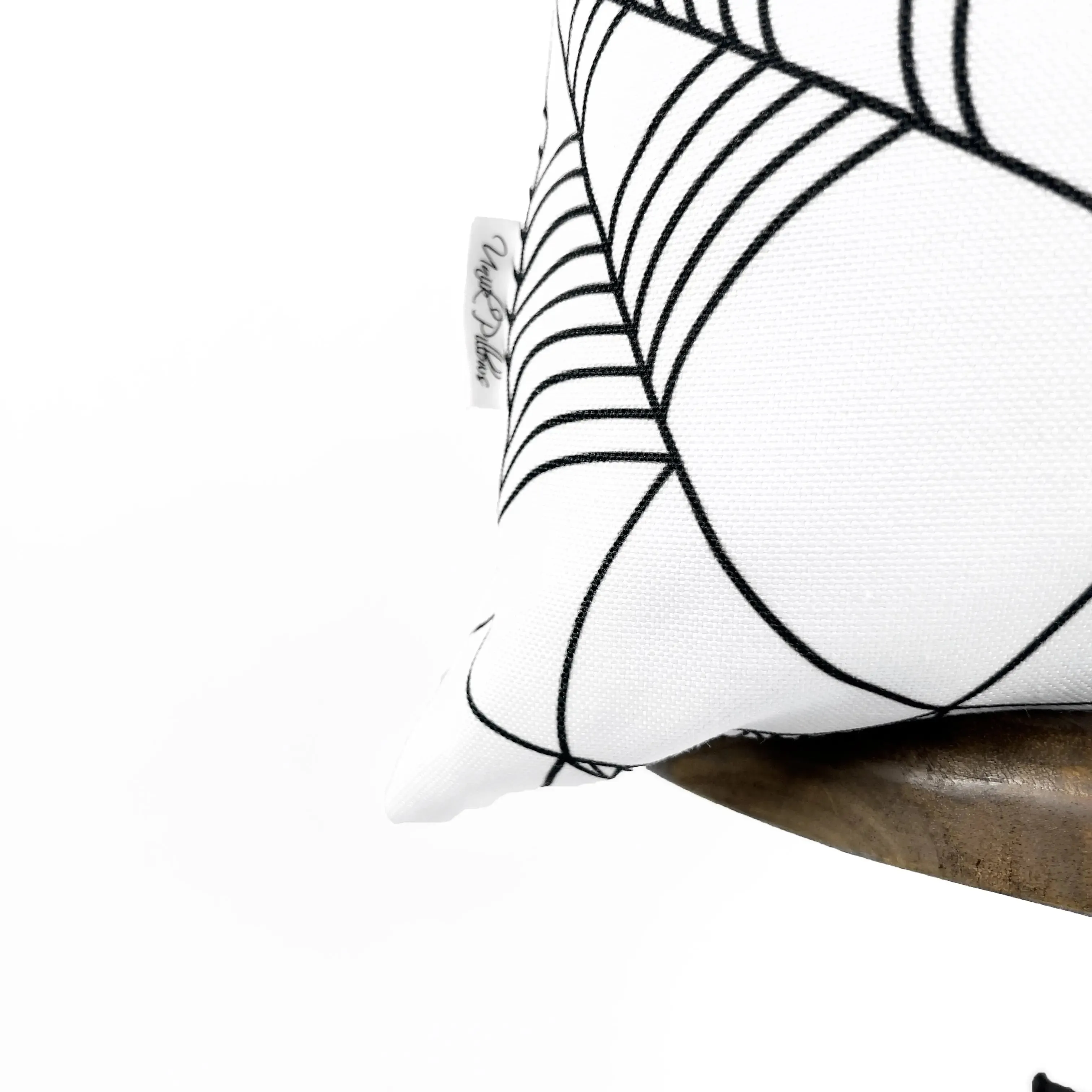 SpiderWeb White Pillow Cover | Fall Décor | Halloween Pillows | Halloween Décor | Fall Throw Pillows | Cute Throw Pillows