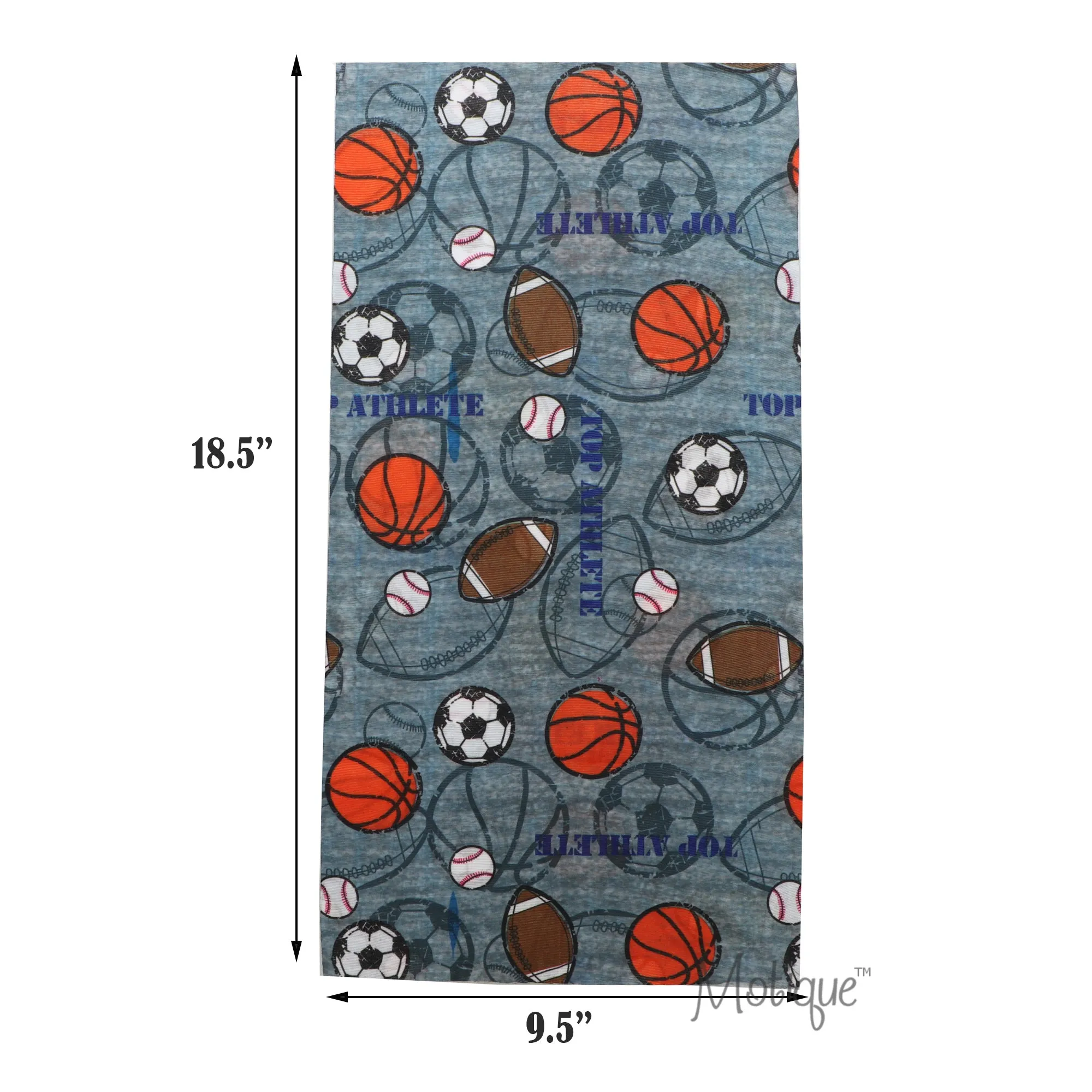 Sport Themed Seamless Neck Gaiter Face Mask