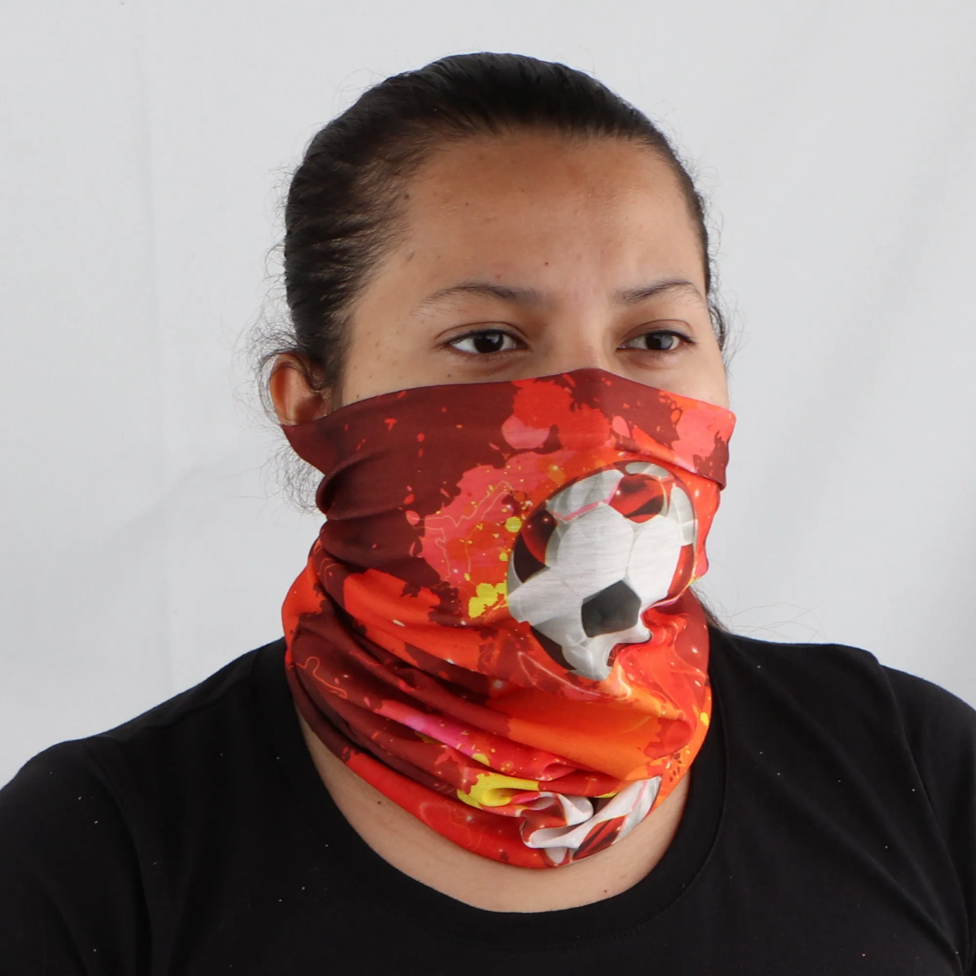 Sport Themed Seamless Neck Gaiter Face Mask
