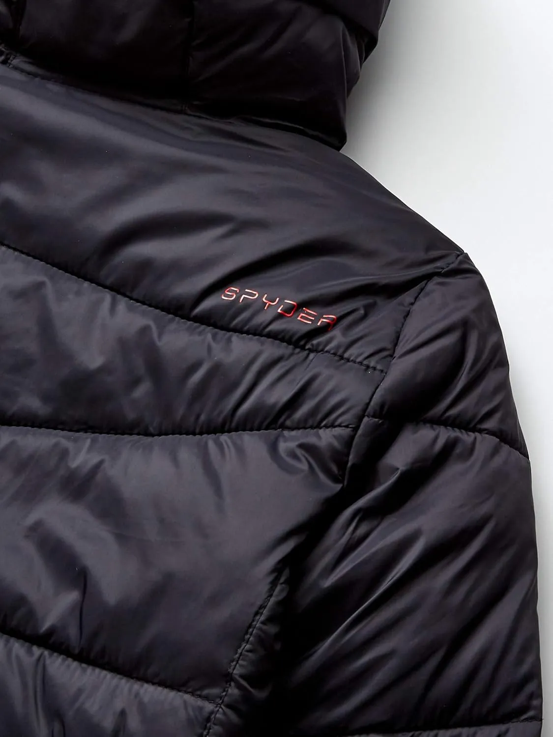 Spyder Boys Water Resistant Hooded Puffer Jacket