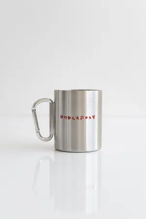 STAINLESS CARABINER MUG 14OZ
