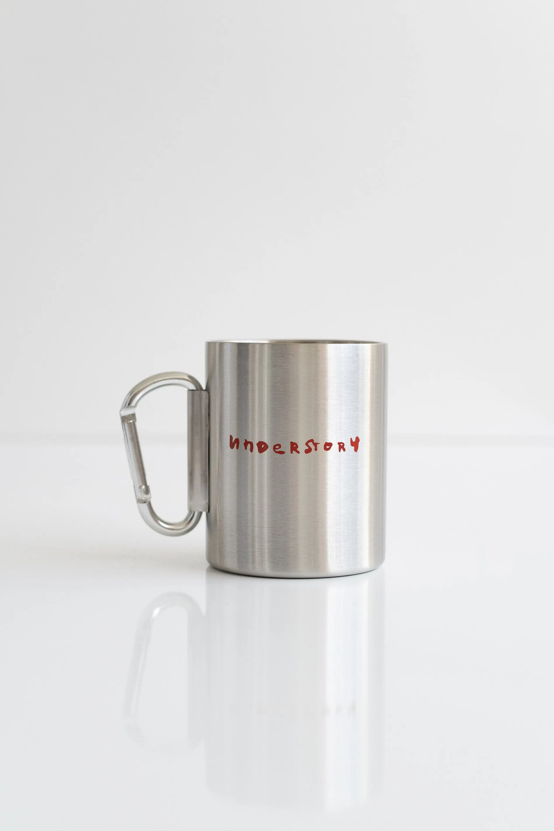 STAINLESS CARABINER MUG 14OZ