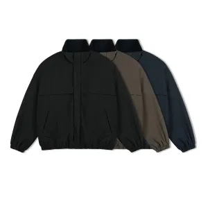 Stand-Up Collar Fleece Jacket