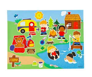 Summer Camp Sticker Scenes (12 Pack)