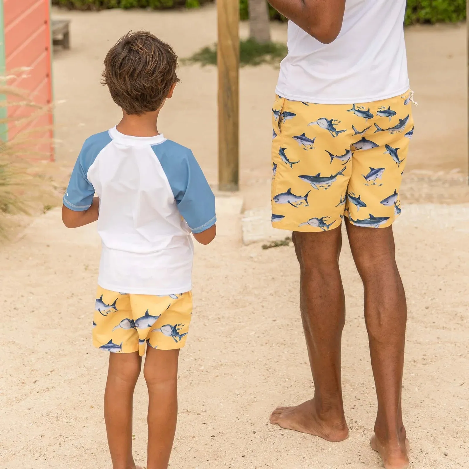 Sunrise Shark Board Shorts