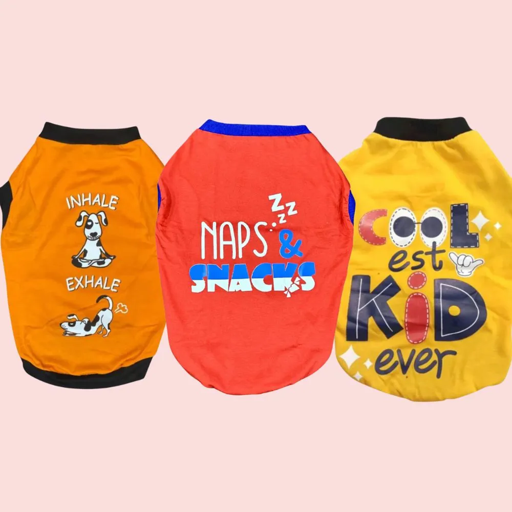 Super Saver Pack of 3 T-shirts Cute