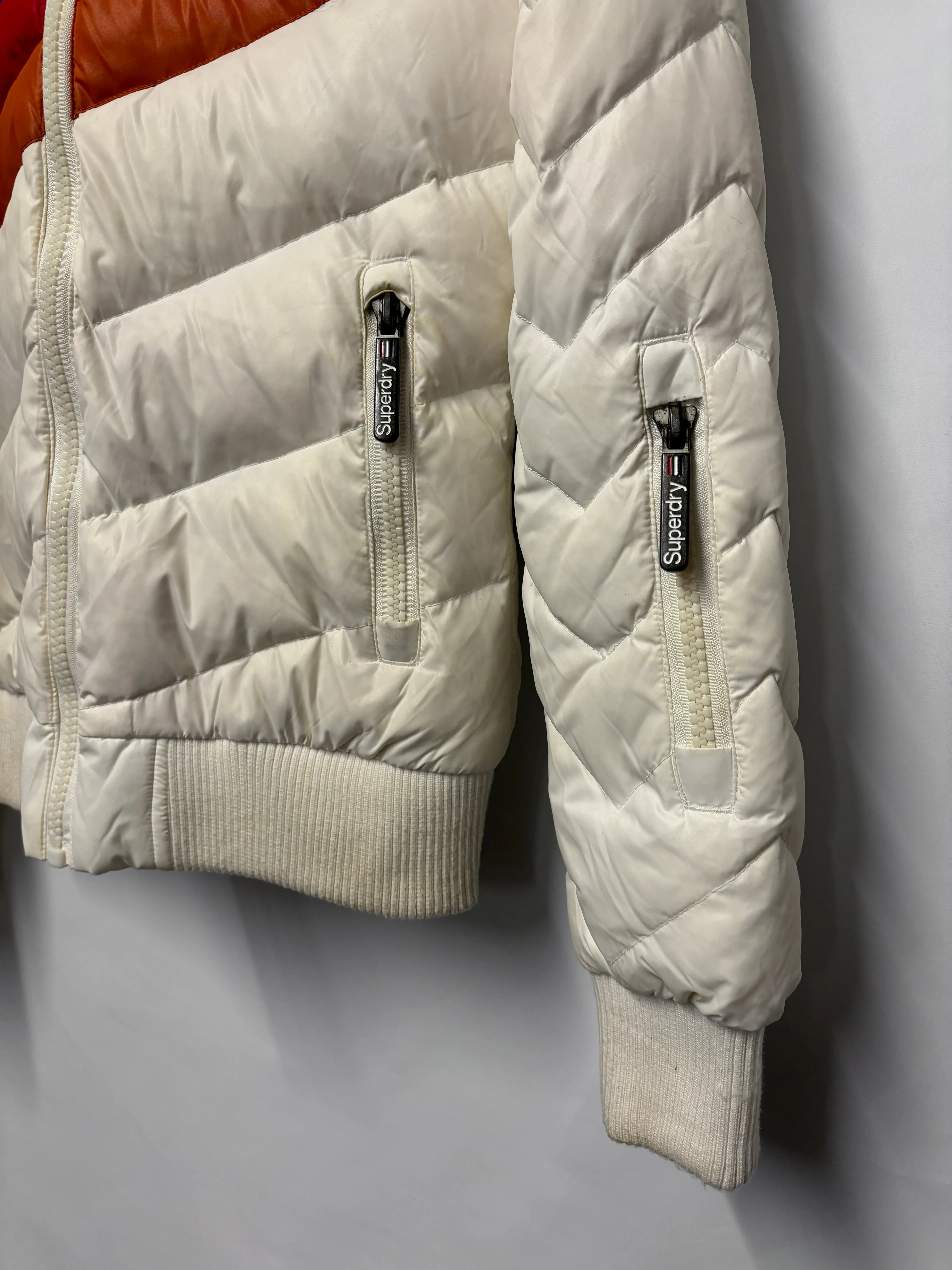 Superdry Multicoloured Down Retro Ride Puffer Ski Jacket Small