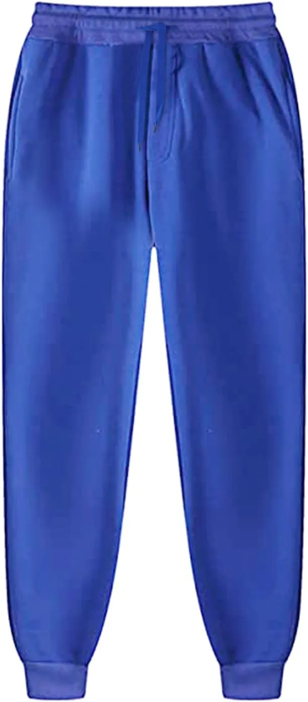 Sweatpants for Men Joggers, Mens Casual Sweatpants with Pockets Stretch Waist Tapered Trousers Athletic Outdoor Pants