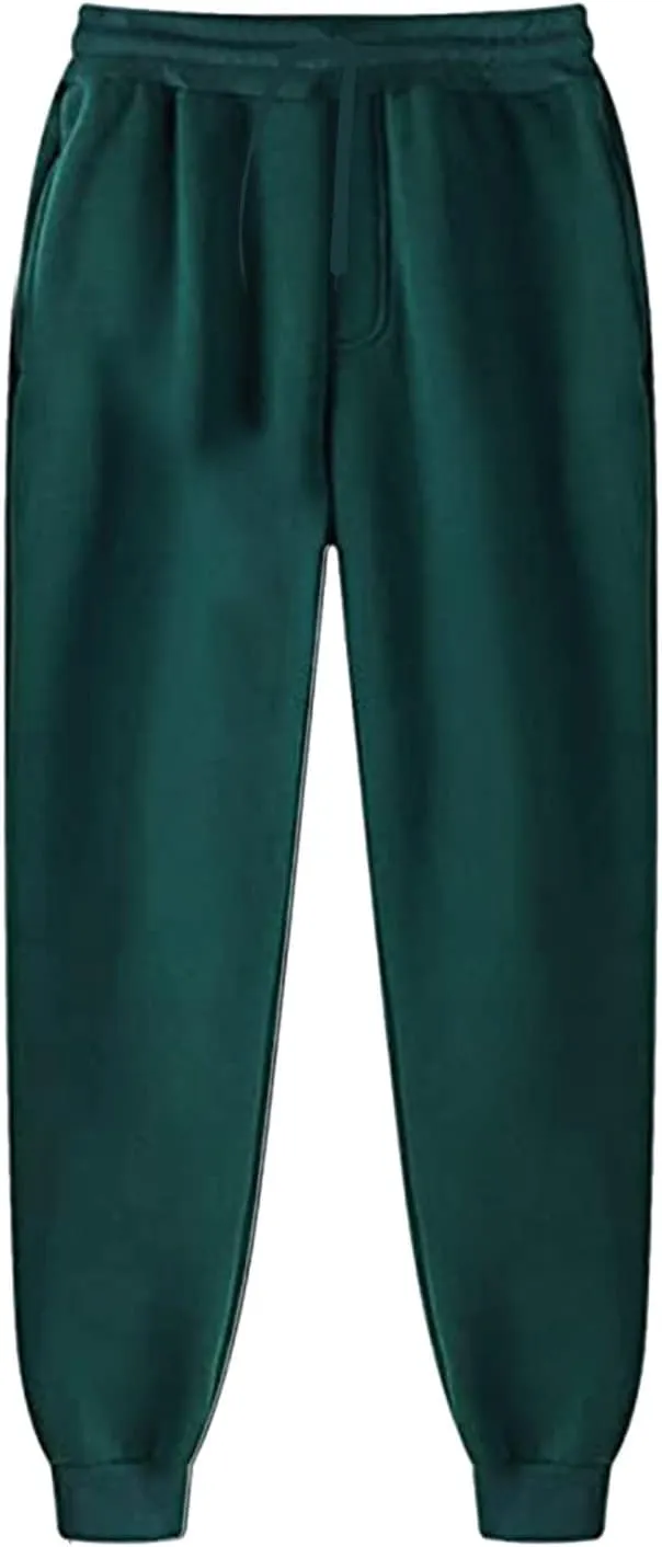 Sweatpants for Men Joggers, Mens Casual Sweatpants with Pockets Stretch Waist Tapered Trousers Athletic Outdoor Pants