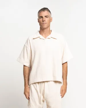 Terry Lecce Polo in Cream