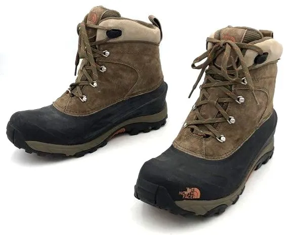 The North Face Men's Chilkat 2 TC3W 632207 Brown Black Snow Boots - Size 13