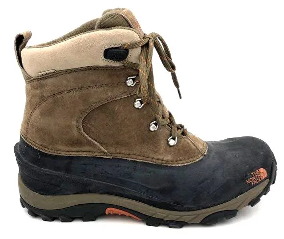 The North Face Men's Chilkat 2 TC3W 632207 Brown Black Snow Boots - Size 13