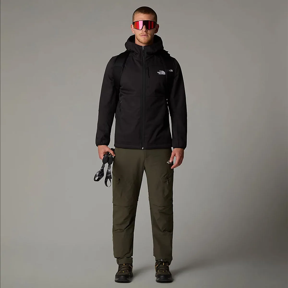 The North Face - Quest Softshell TNF Black NPF Jacket - NF0A3YFP - TNF/BLACK-NPF