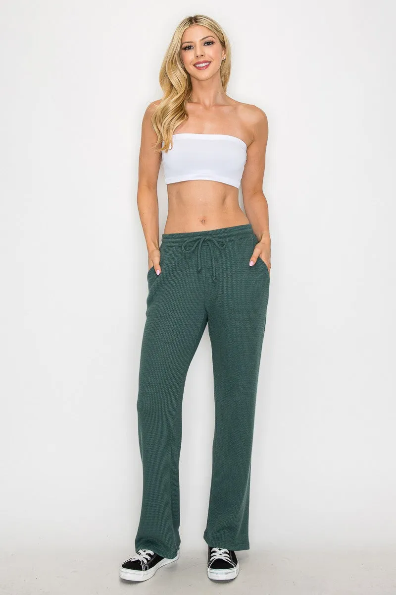 Thermal Wide Leg Pant