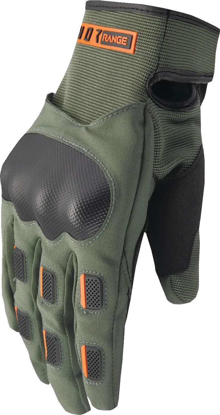 THOR Range Gloves - Army/Orange - XL 3330-7618