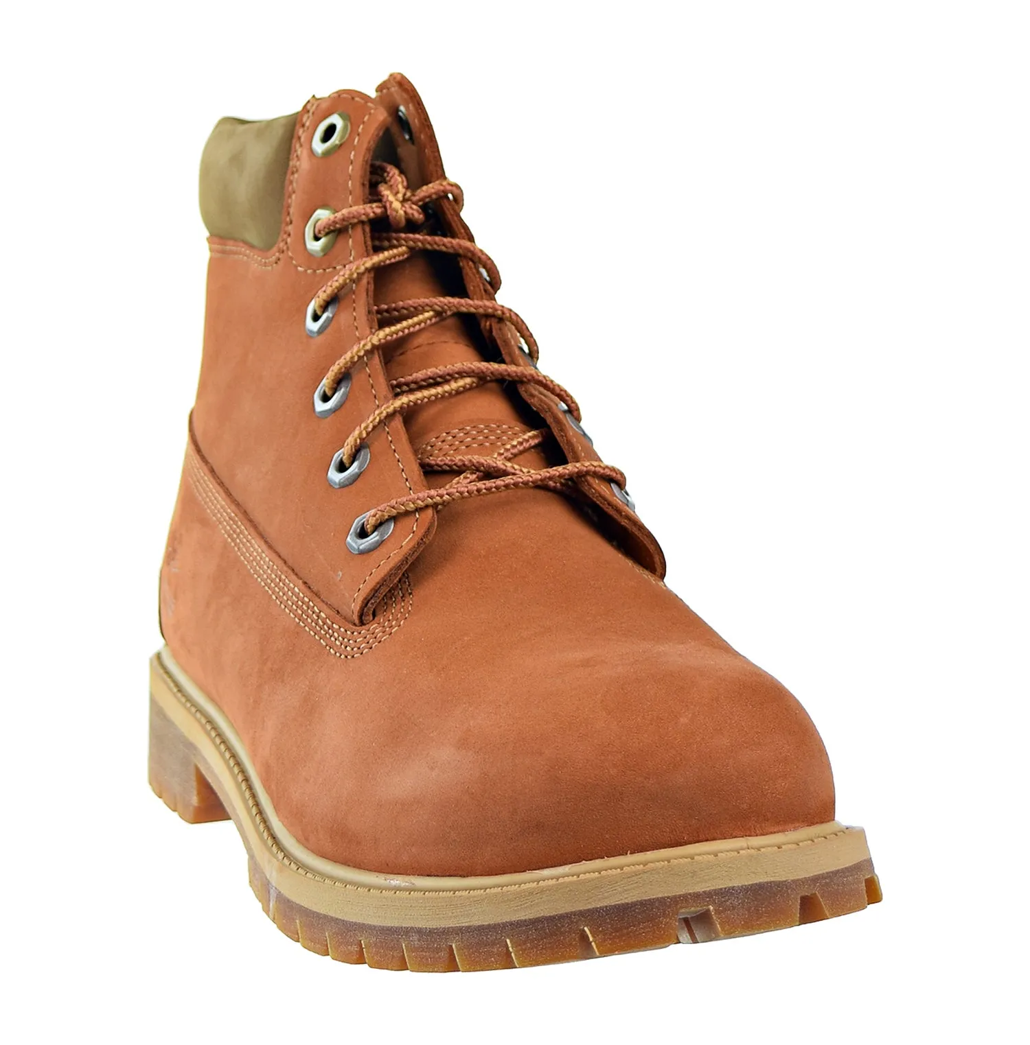 Timberland 6 Inch Premium Waterproof Big Kids' Boots Dark Orange
