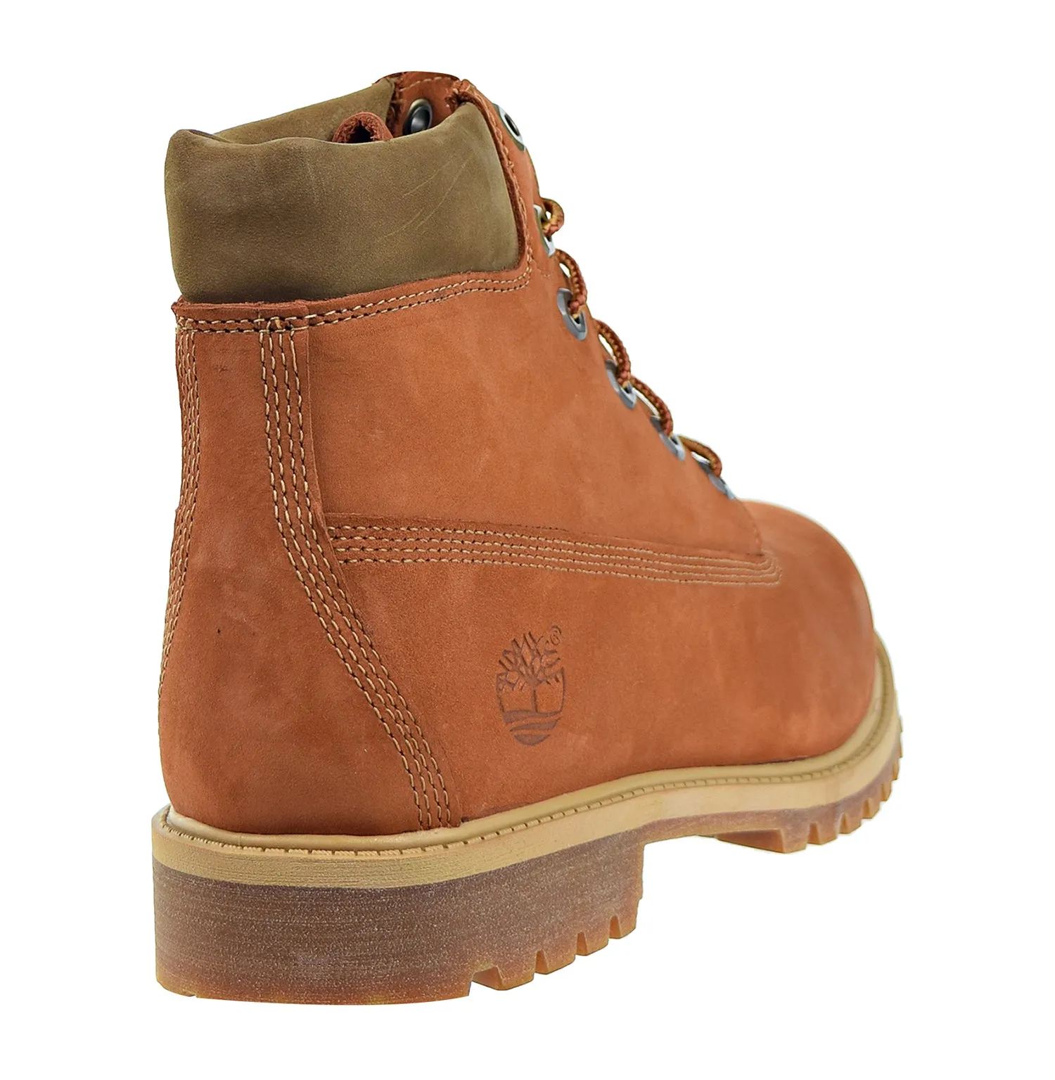 Timberland 6 Inch Premium Waterproof Big Kids' Boots Dark Orange