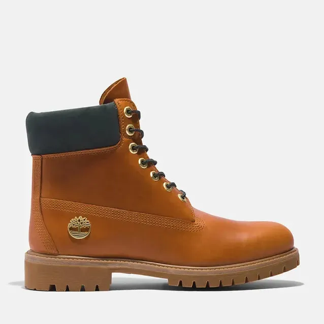 Timberland 6-Inch Premium Waterproof Boots 358 - Medium Brown Full Grain  - (T1CLBS342BR120 / A5VFH.358) - BF - R2L17