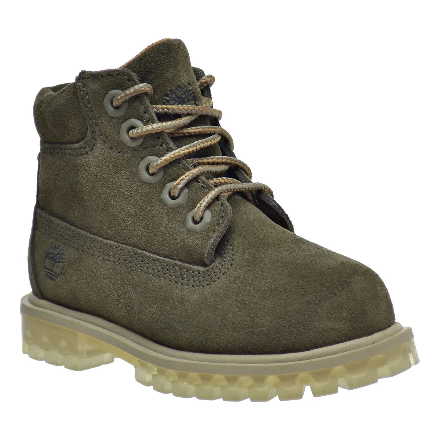 Timberland 6 Inch TPU Outsole Waterproof Suede Premium Toddler Boots Dark Green