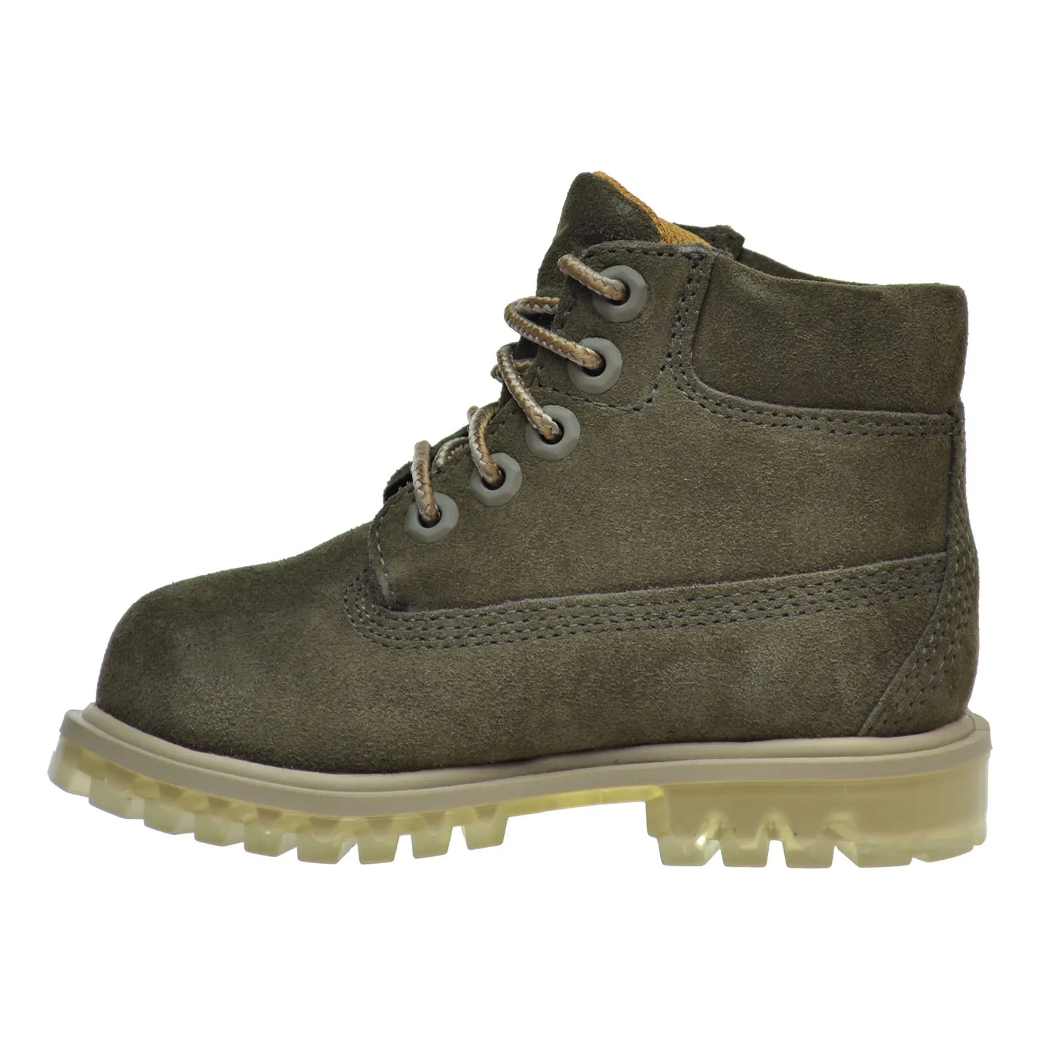 Timberland 6 Inch TPU Outsole Waterproof Suede Premium Toddler Boots Dark Green