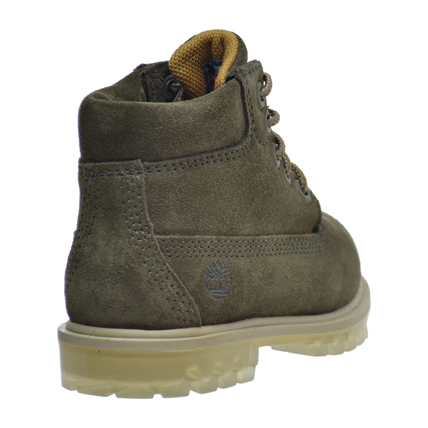 Timberland 6 Inch TPU Outsole Waterproof Suede Premium Toddler Boots Dark Green