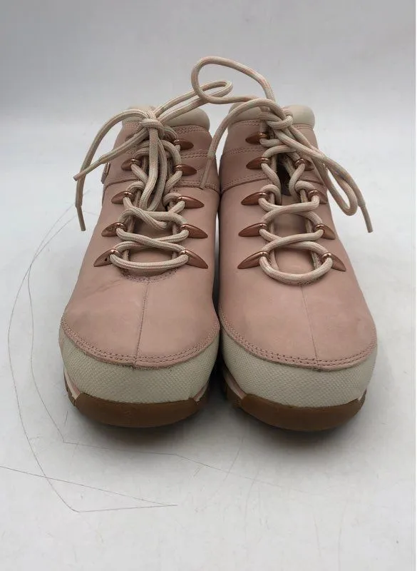 Timberland Women's Euro Sprint Hiker A2397 Pink Lace-Up Hiking Boots - Size 10