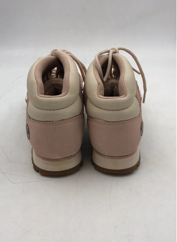 Timberland Women's Euro Sprint Hiker A2397 Pink Lace-Up Hiking Boots - Size 10