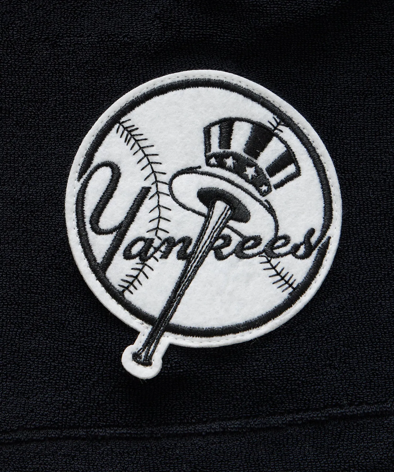 Todd Snyder X MLB Yankees Terry Cloth Shirt in Black