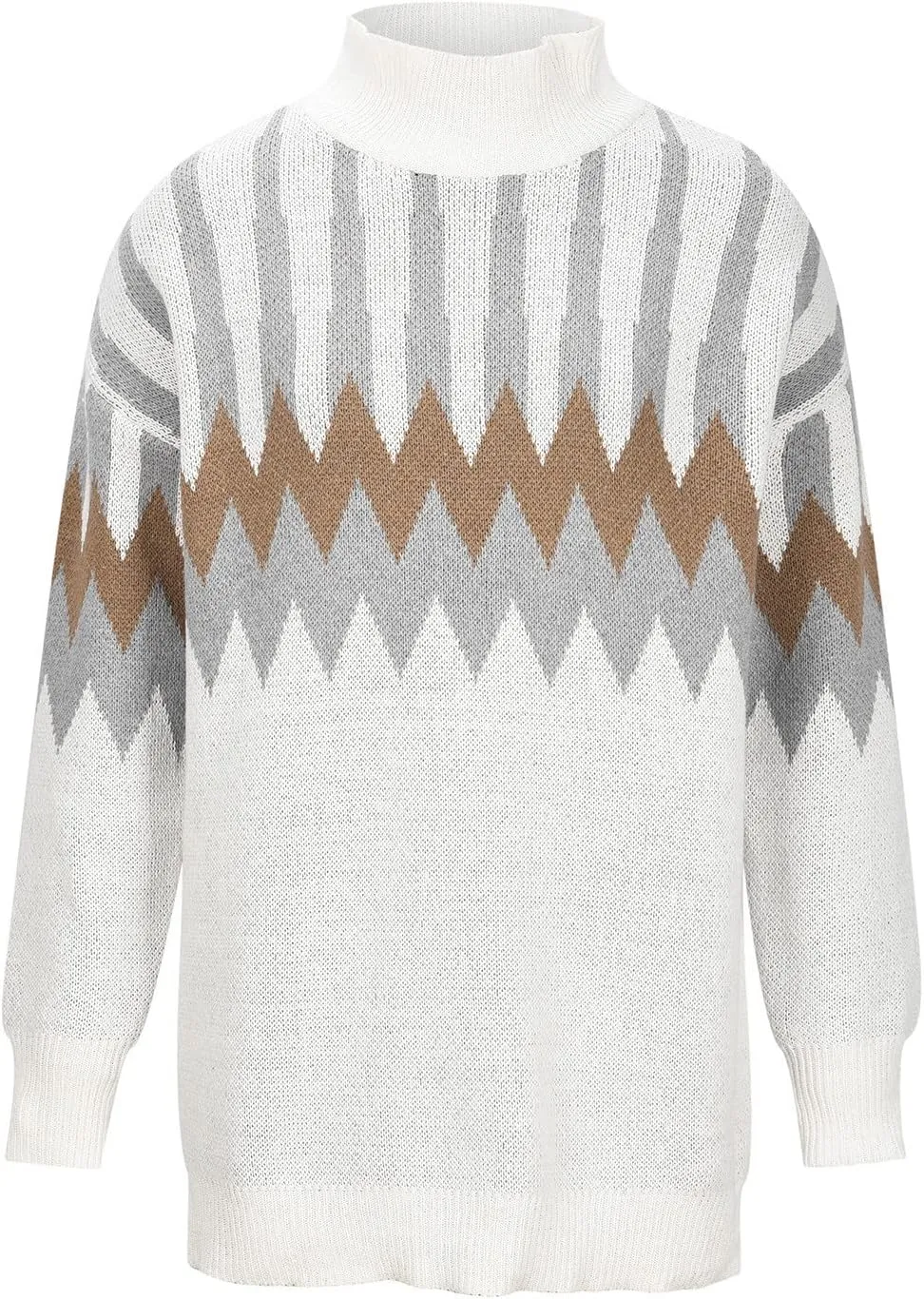 Tops for Women Winter Fall Long Puff Sleeve V High Neck Sweater Thin Crochet Thermal Top T Shirt Blouse Women 2023