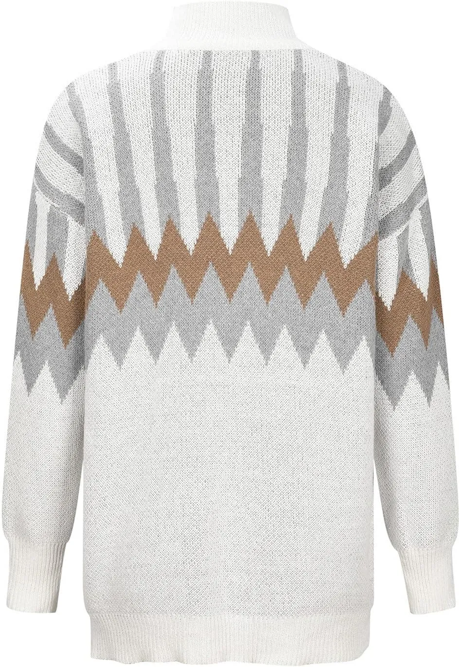 Tops for Women Winter Fall Long Puff Sleeve V High Neck Sweater Thin Crochet Thermal Top T Shirt Blouse Women 2023