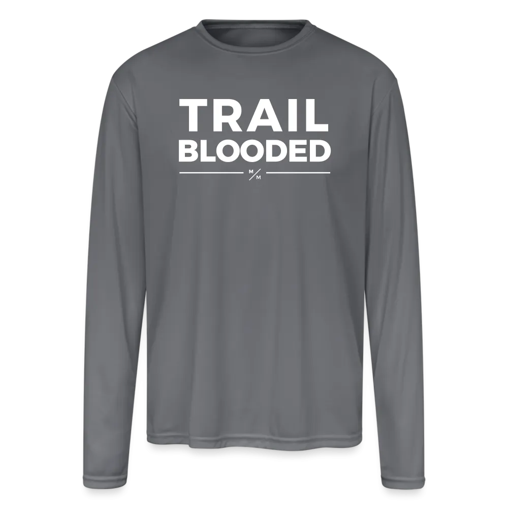 Trail Blooded - Men's Moisture Wicking Performance Long Sleeve T-Shirt
