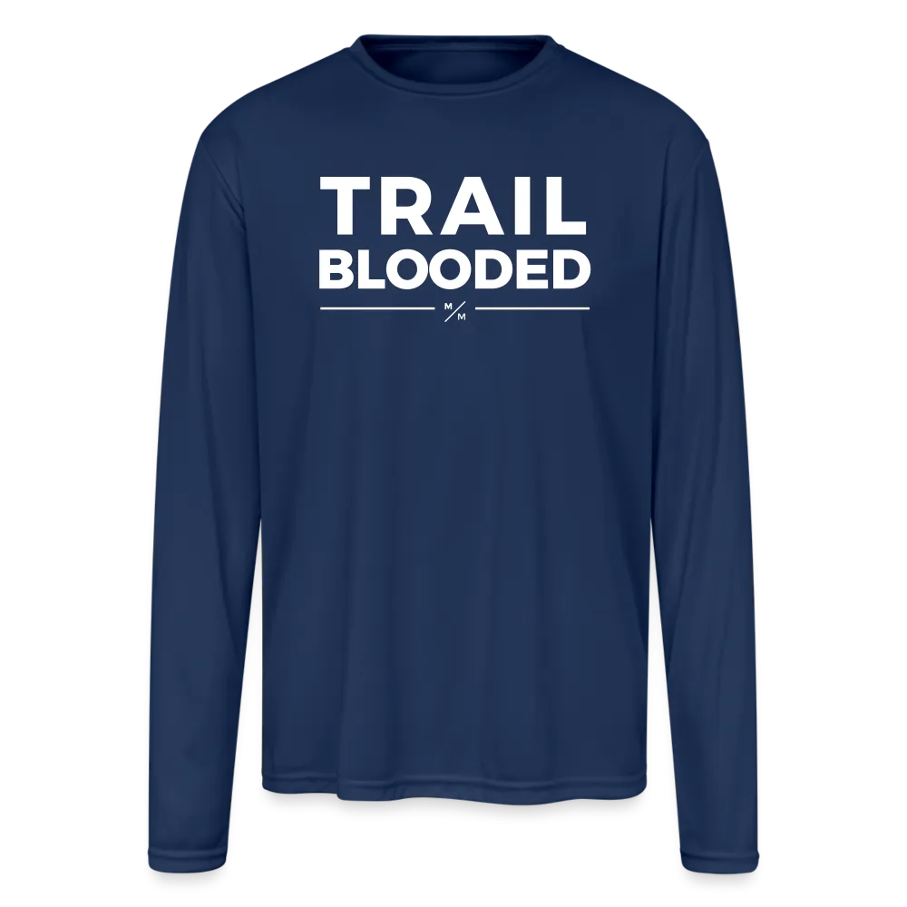 Trail Blooded - Men's Moisture Wicking Performance Long Sleeve T-Shirt