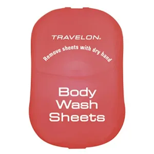 Travelon Body Wash Toiletry Sheets, 50-Count