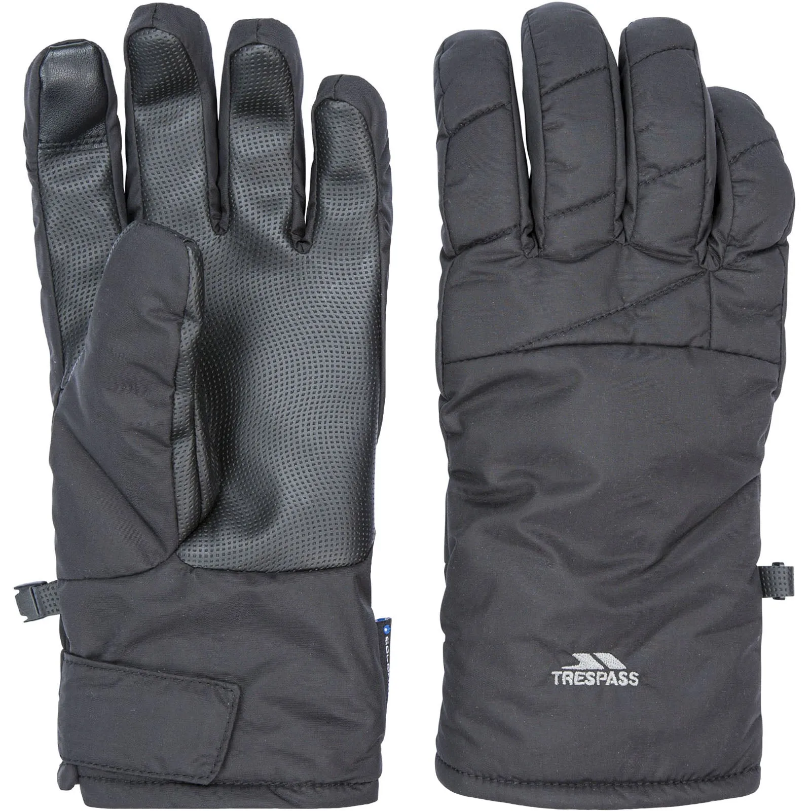 Trespass Adults Kulfon Waterproof Skiing Gloves - Black