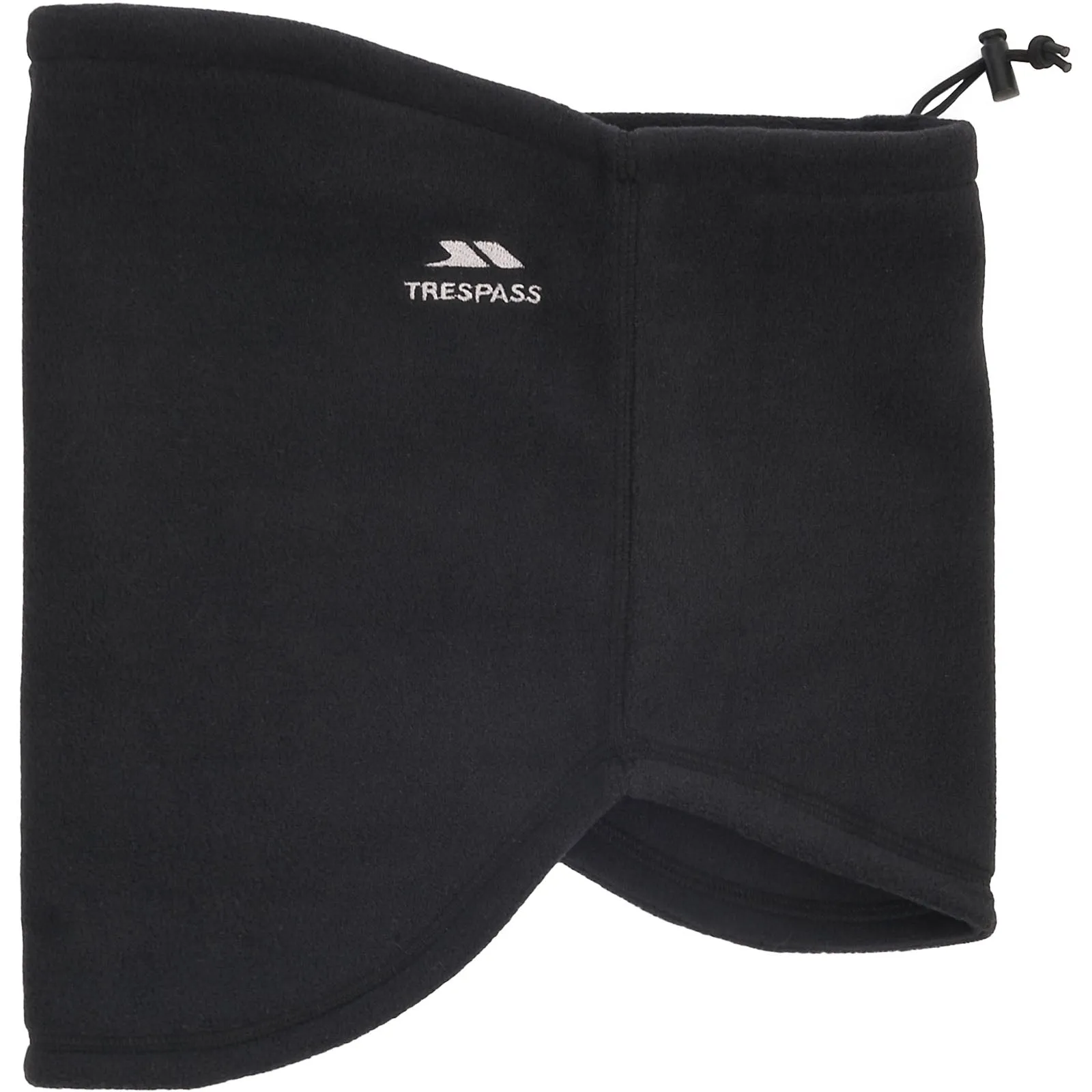 Trespass Adults Perez Fleece Neck Gaiter - Black