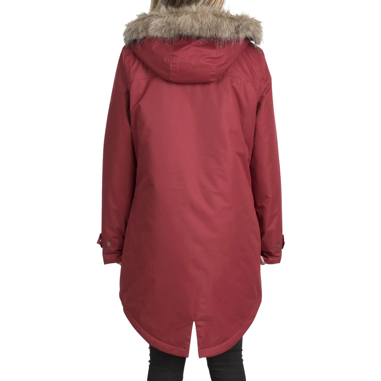 Trespass Womens Clea Waterproof Long Parka Jacket