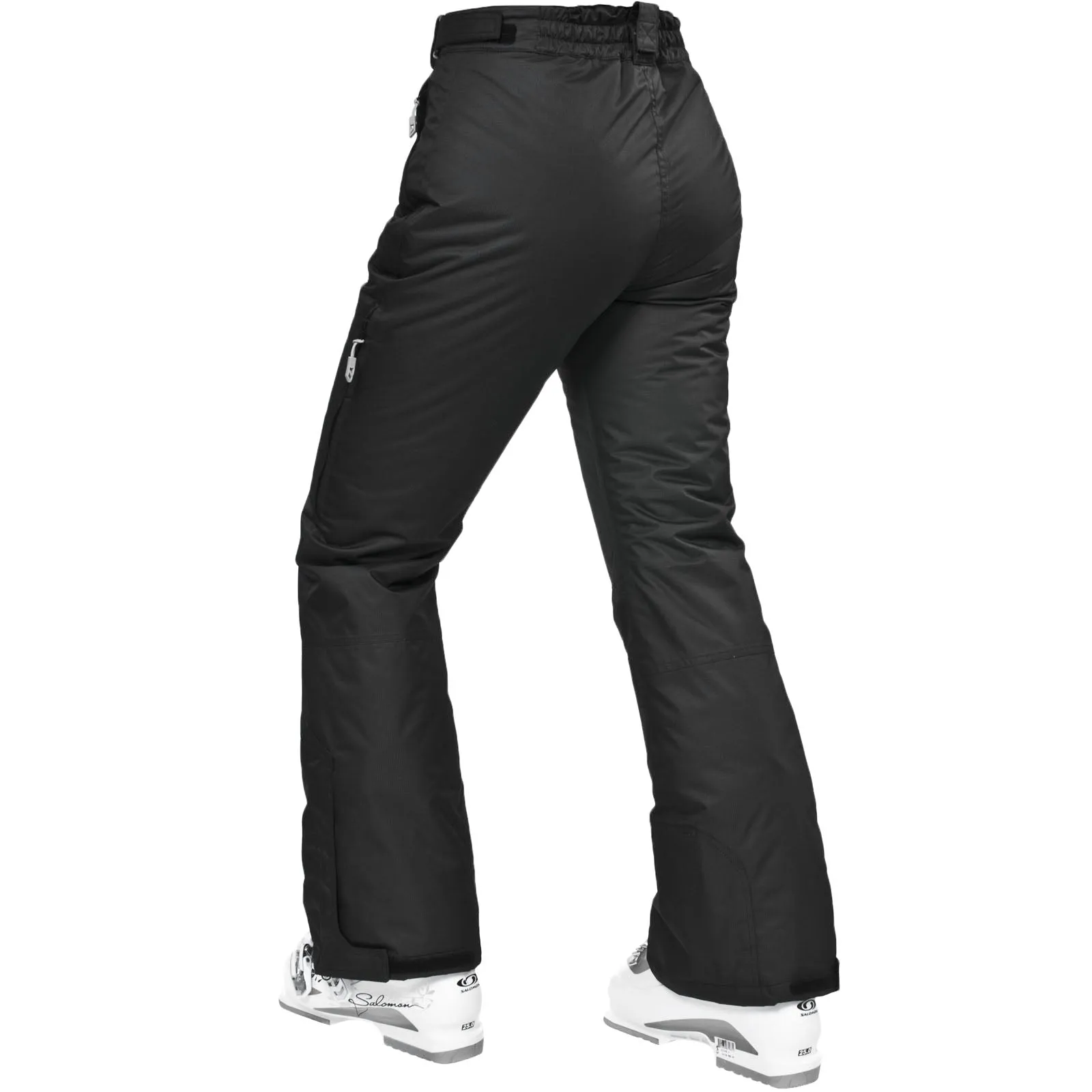 Trespass Womens Lohan Waterproof Ski Salopettes - Black