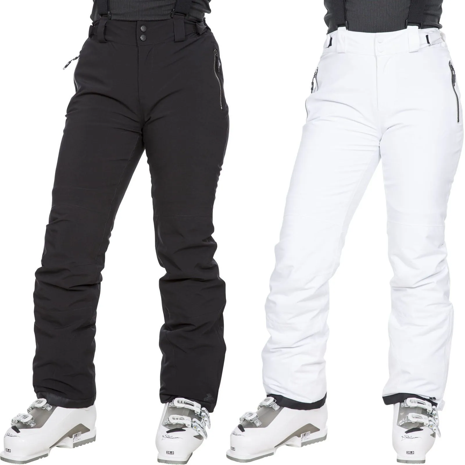 Trespass Womens Roseanne Waterproof Fleece Lined Salopettes