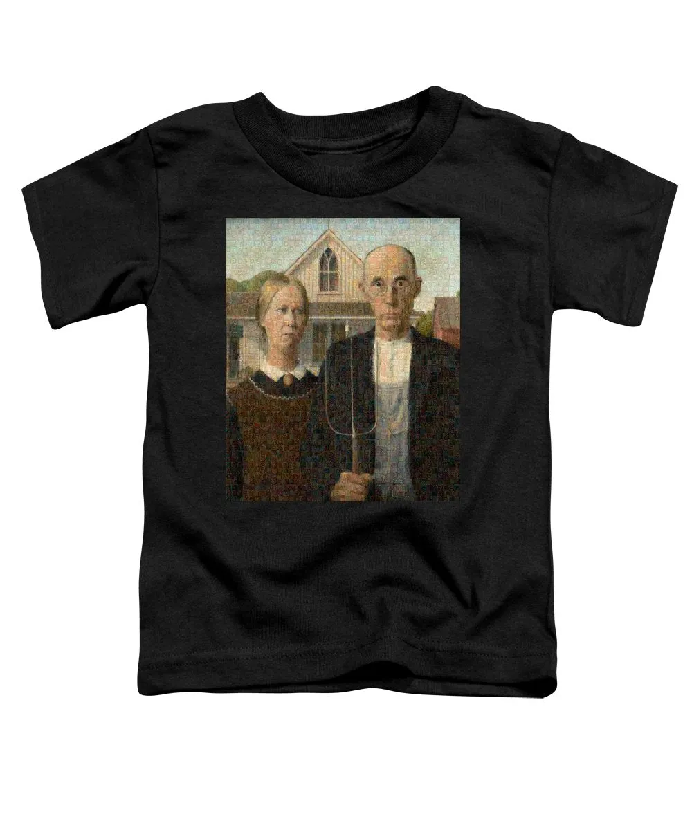 Tribute to American Gothic - Toddler T-Shirt